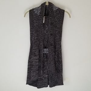 Free People Sleeveless Sweater Hoodie Vest in XS